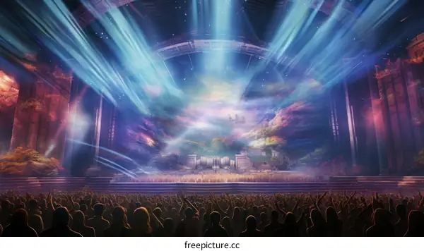 Fantasy Forest Concert and Performance with Crowd