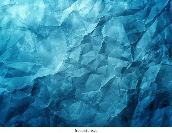 Blue Crumpled Paper