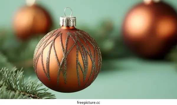 Christmas Ornament with Decorative Design