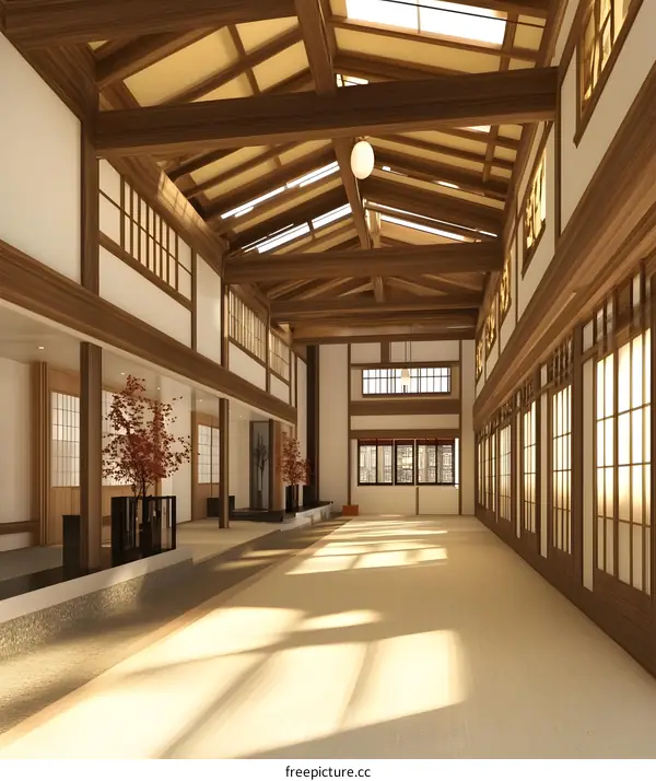 Modern Japanese Style Architecture Interior Design