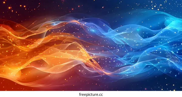 Abstract Flowing Lines Background