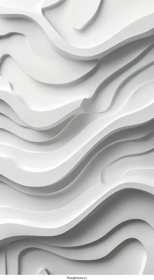 White wavy textured background