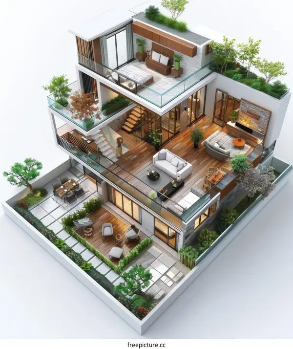 3D house interior design