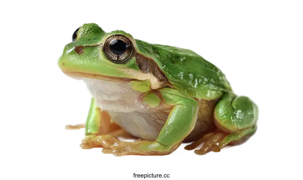 [Transparent Background PNG]Close-up of a Green Frog