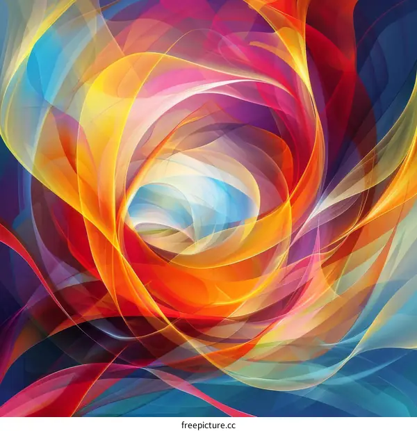 Vibrant Vortex Artwork