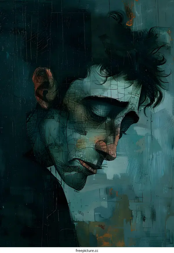 Portrait of a Man with Dark Hair