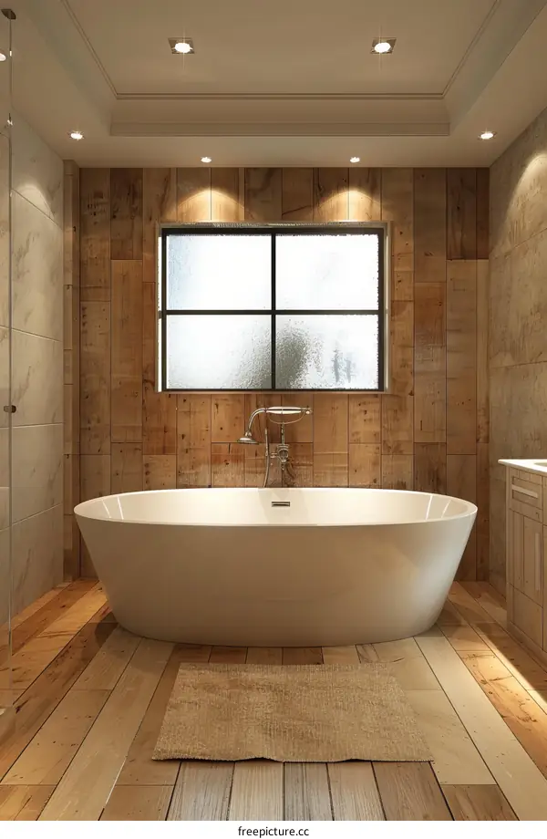Wooden Bath Tub for Comfortable Bathing Experience