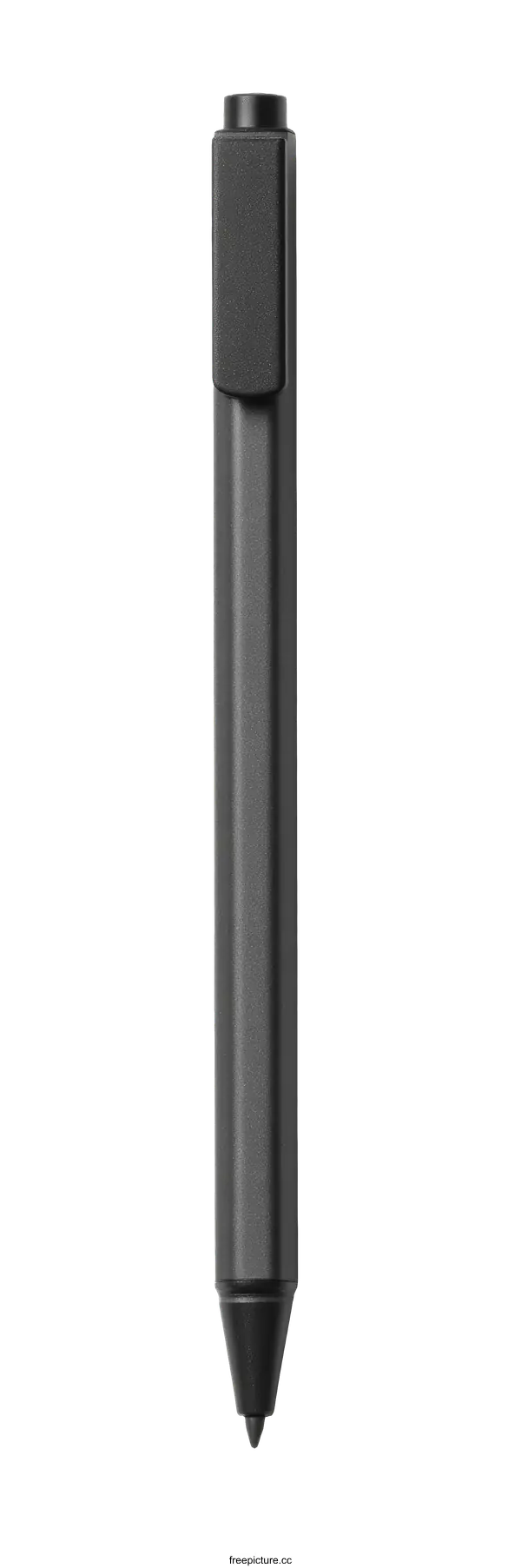 [Transparent Background PNG]Modern Matte Black Pen Isolated on White Background