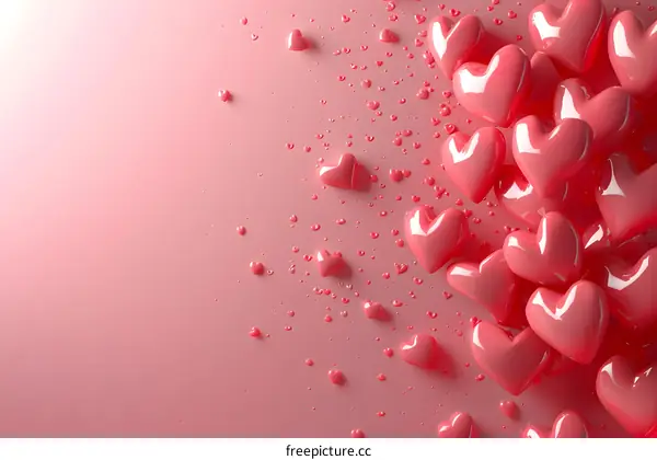 Pink heart background