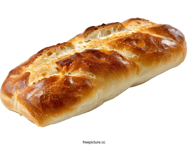 [Transparent Background PNG]Freshly baked white bread loaf