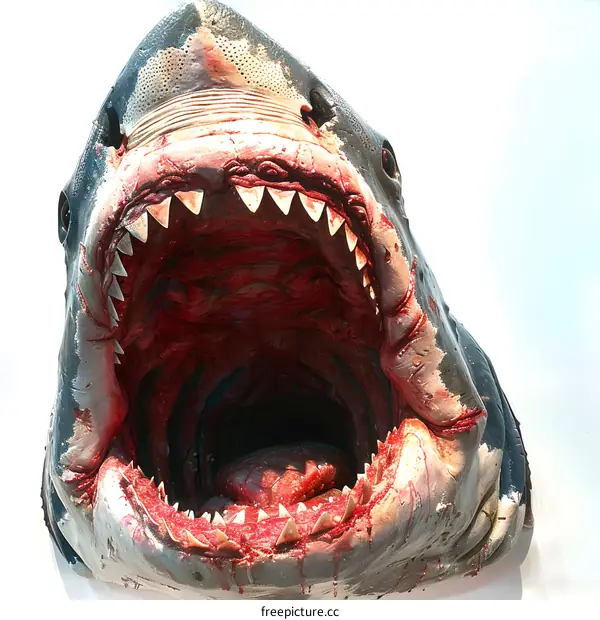 Great White Shark Head