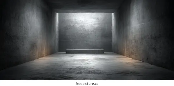 Modern Concrete Minimalist Empty Space