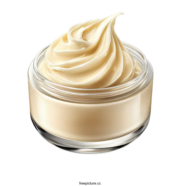 [Transparent Background PNG]Creamy Face Moisturizer Jar