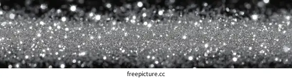 Shiny Silver Glitter Background