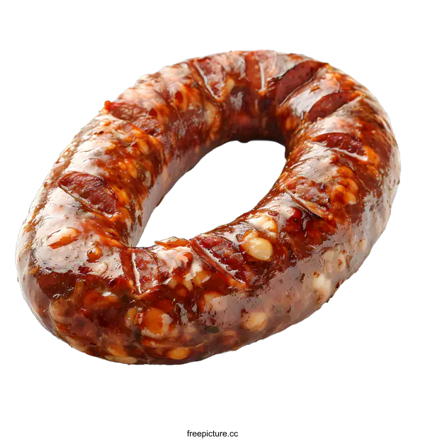 [Transparent Background PNG]Grilled Sausage on White Background