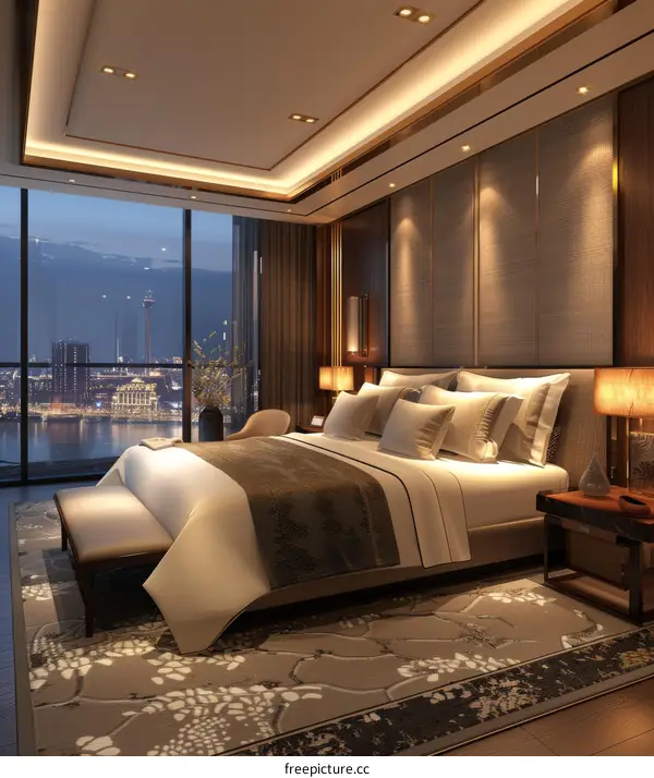 Luxury Bedroom Interior Design Illustration