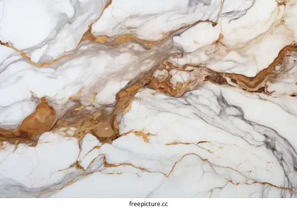 Golden White Marble Texture: Elegant & Luxury Background