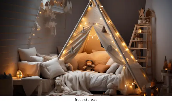 Cozy and Magical Kids Teepee Tent for Imaginative Adventures