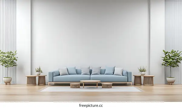 Modern Minimalist Living Room Interior Design