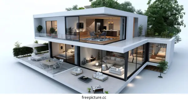 Modern House Exterior and Interior Design