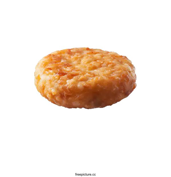 [Transparent Background PNG]A hash brown on a white background
