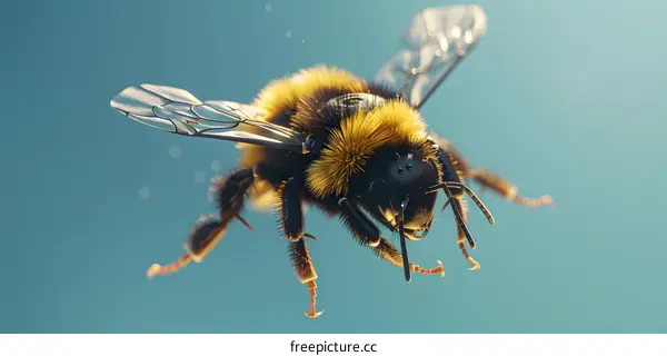 Bumblebee in Flight