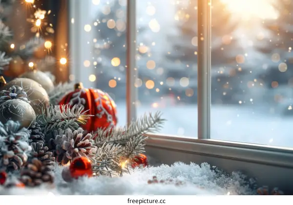 Winter Wonderland Christmas Window Decor