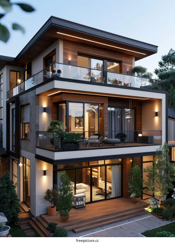 Modern Villa Design with Minimalist Architecture