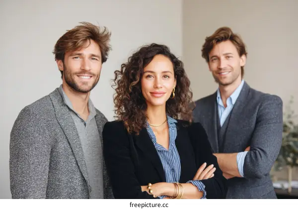 Business Team Portrait Professional Confidence