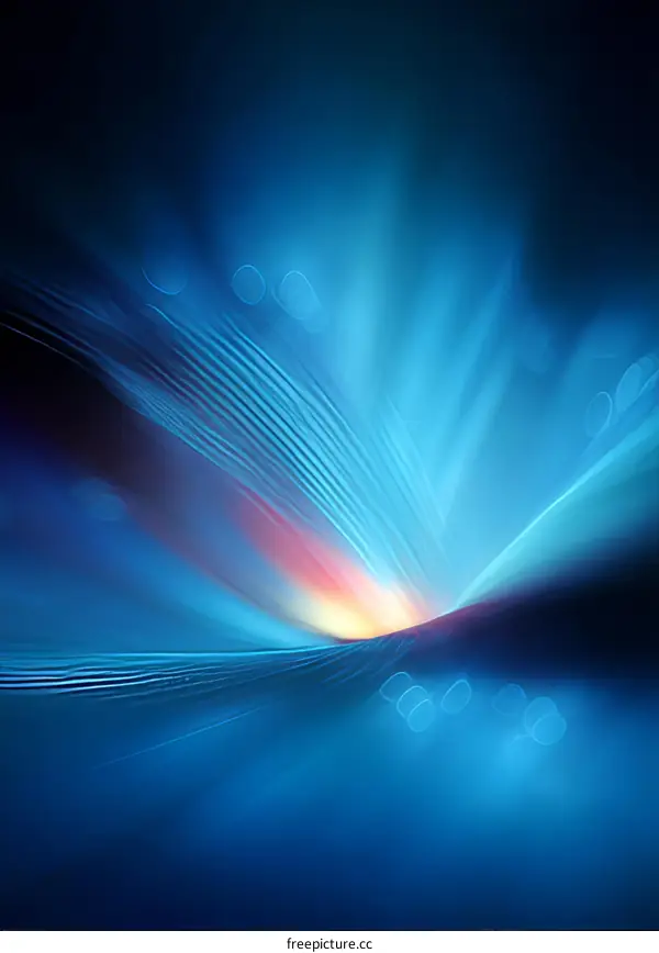 Abstract Digital Light Burst Background Design