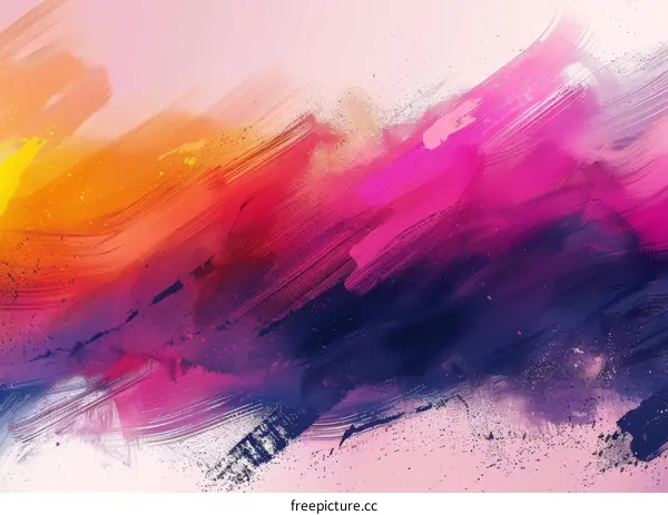 Colorful abstract painting