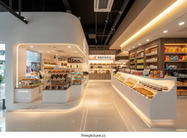 nuts and grains store interior design