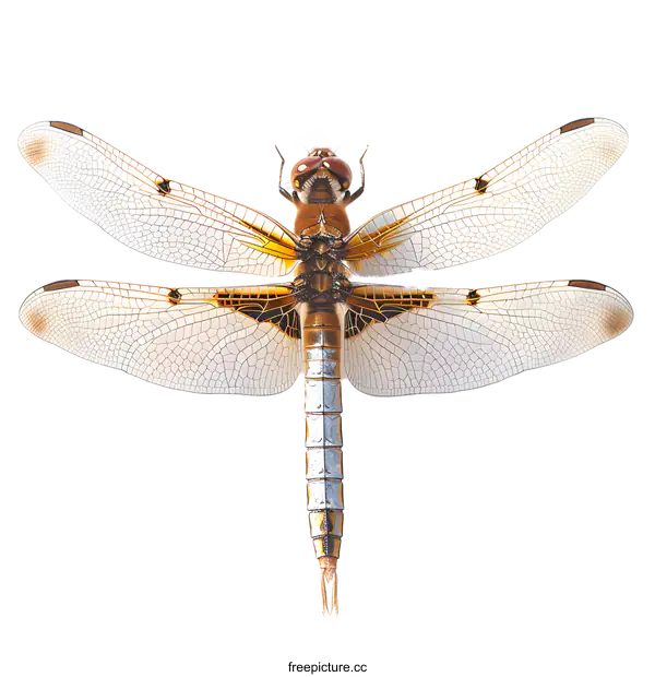 [Transparent Background PNG]Close-up of a dragonfly