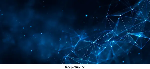 Abstract Network Design Illustration