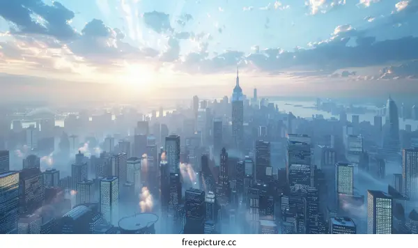 New York City Skyline with the Empire State Building