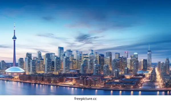 Toronto Skyline at Twilight