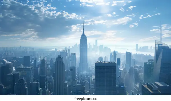 New York Skyline with Empire State Building