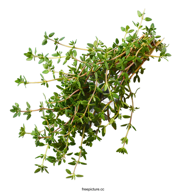 [Transparent Background PNG]A bunch of fresh thyme