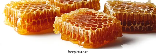 Honeycomb Pieces Close-up