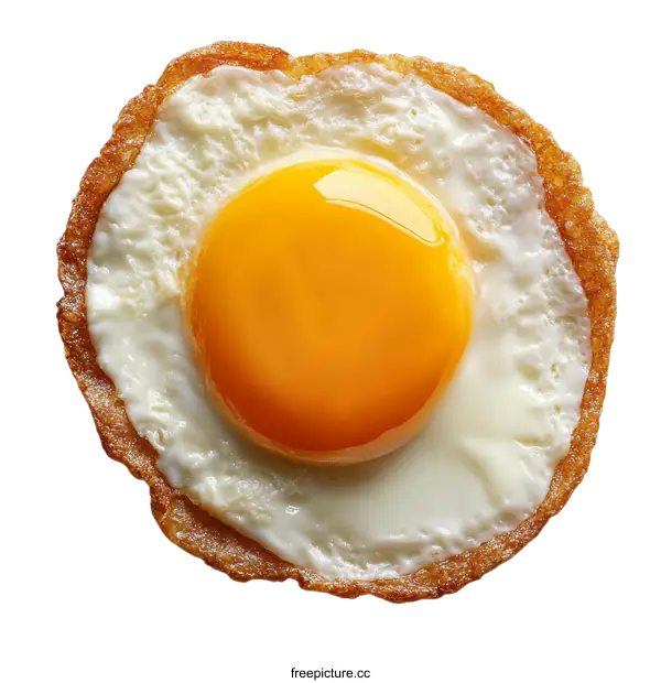 [Transparent Background PNG]Close Up Fried Egg Breakfast Food
