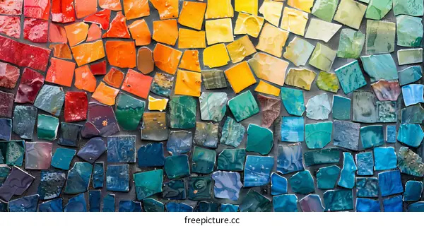 Colorful Mosaic Wall Tiles