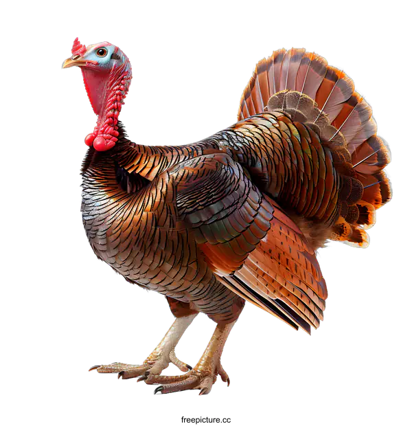 [Transparent Background PNG]A Thanksgiving turkey