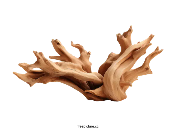 [Transparent Background PNG]Artistic Driftwood Sculpture Design