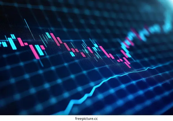 Financial Data Visualization Chart