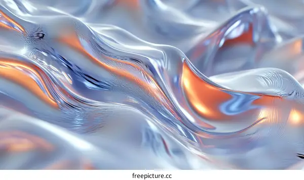 Abstract Liquid Metal Flowing Design