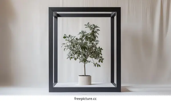Modern Minimalist Plant Display