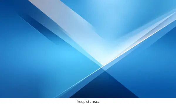 Abstract Blue Geometric Background Design