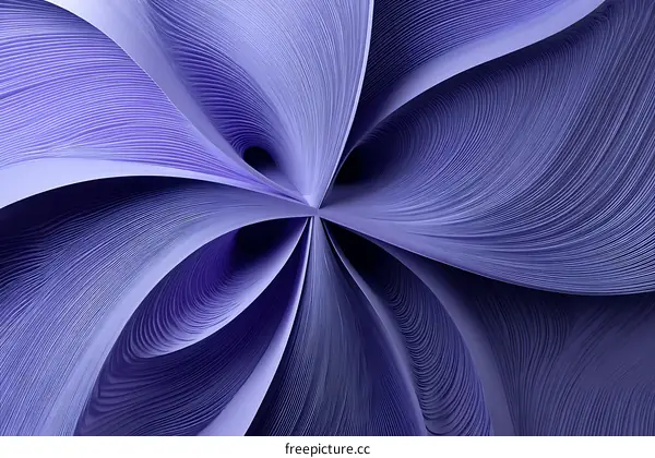 Abstract Purple Paper Layers Illustration
