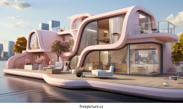 The pink house of the future