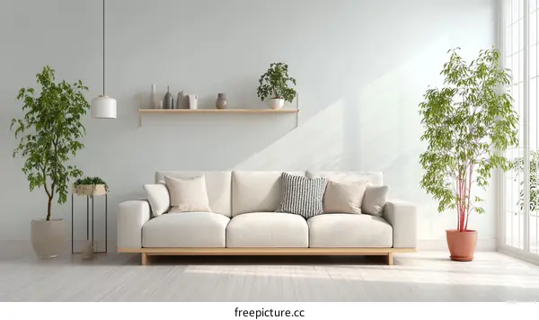 Modern Minimalist Living Room Interior Design